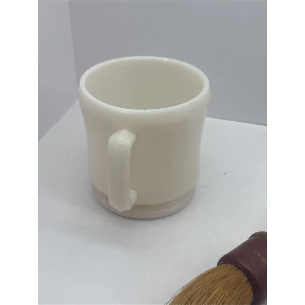 Vintage Certified Trade Mark #4 Shaving Cream Brush With Cup